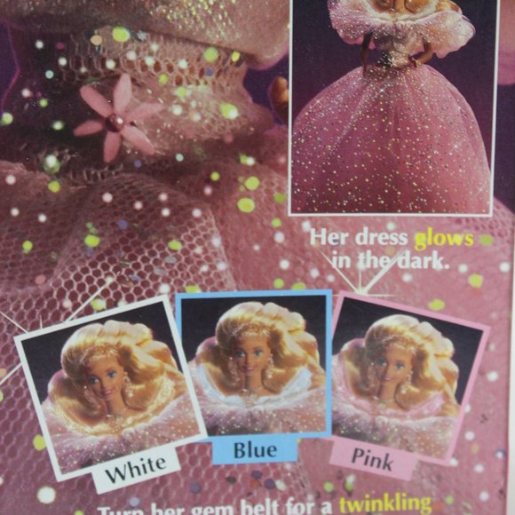 NWB 1993 Twinkling Lights Barbie She Really Lights - Picture 3 of 8